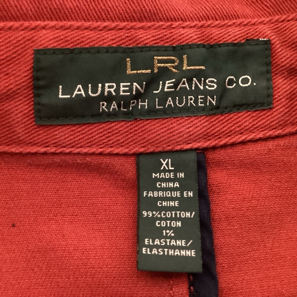 Women’s Ralph Lauren Red Nautical Jacket Women’s size 1X - Picture 10 of 14